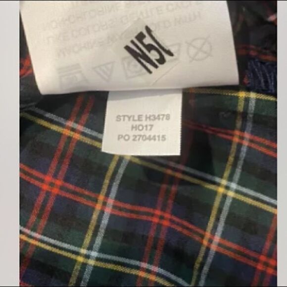 NWT JCREW $88 Embroidered peasant top in plaid - Picture 10 of 10